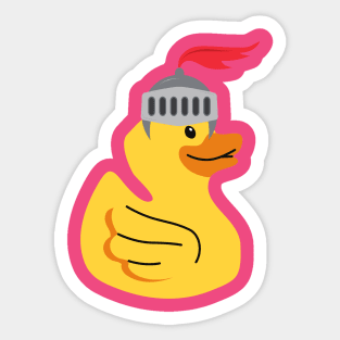 Knight Duckie Sticker